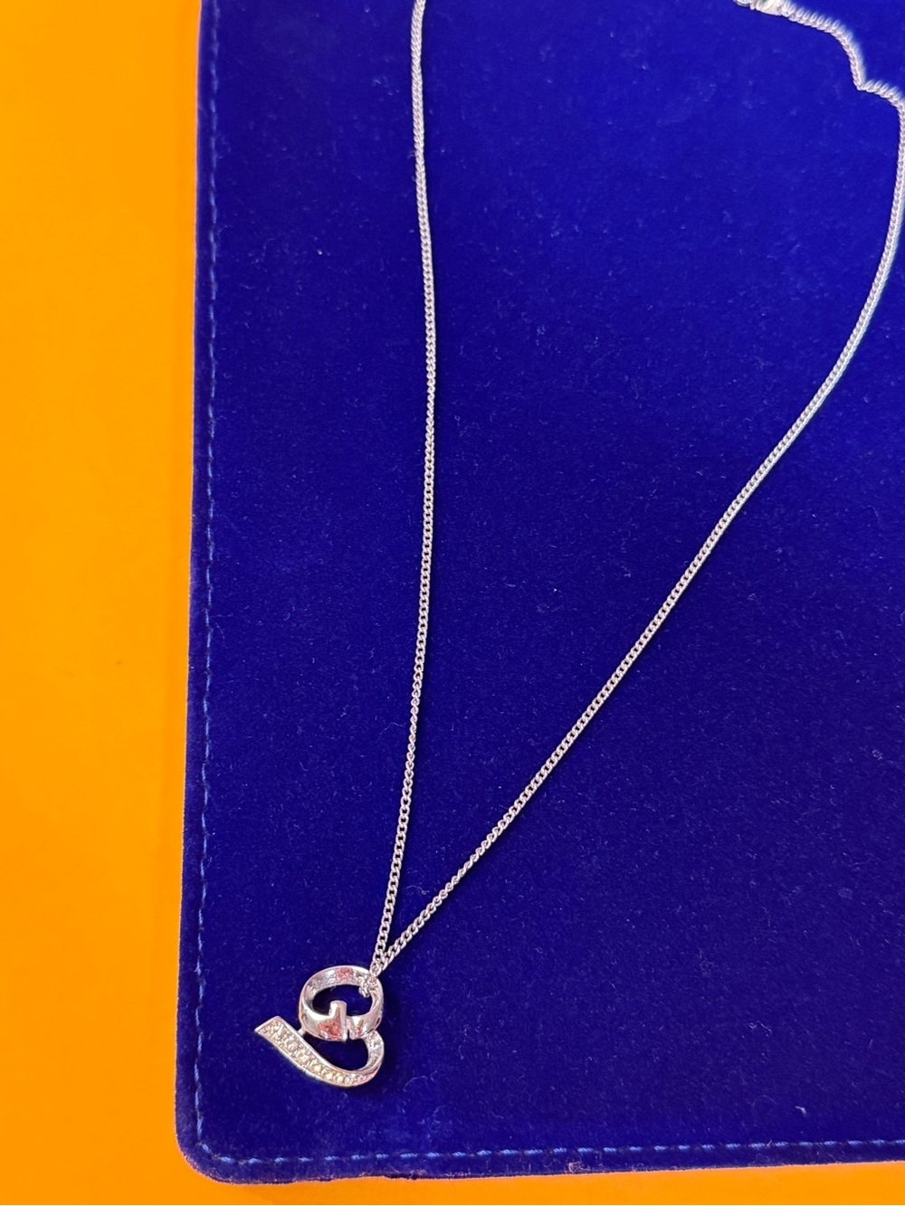 Givenchy Silver-Tone Crystal Loop Pendant Necklace - Silver - Picture 7 of 12